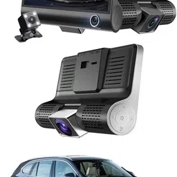 maties 4inch 3Way Car DVR Camera 1080P Video Recorder Cameras For Vehicle-308 Black LCD-picture-12