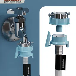 buildskill BAWMIN03M 3M automatic washing machine inlet pipe | burst proof | with tap adaptor Hose Pipe image 5