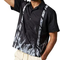 glitchez Men Relaxed Fit Fit Printed Casual Shirt image 4