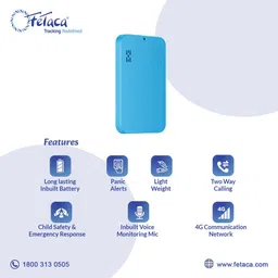 fetaca ChildSafe Companion: The 4G ID Card Tracker - Your Trusted Solution GPS Device image 2