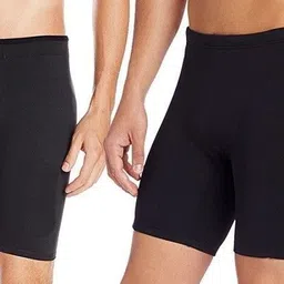 livsaucy Solid Men Black Tights-picture-21