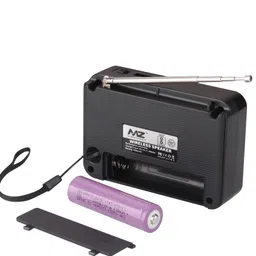 MZ S8 (FM SUPER RADIO) With Bluetooth/USB/Aux/TF Card 5W Power & 1200mAh Battery FM Radio image 3