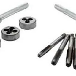 nitya 12PC/Set Hand Metric Handle Tap and Die Set for cleaning & Re-Threading Mild Steel image 2