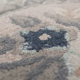 jaipur rugs Grey Abstract Wool & Viscose 9 ft x 12 ft Hand Tufted Carpet image 4