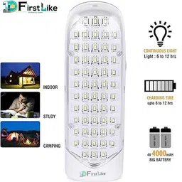 firstlike Home Rechargeable Emergency LED Light with Dual Power 56 LED Lantern 6 hrs Lantern Emergency Light image 3