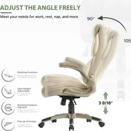 chairtech ® Upto 5 Years of Warranty | High Back | Ergonomic | Home & Office Leatherette Office Executive Chair image 4
