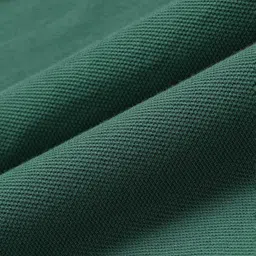u.s. polo assn. Men Solid Polo Neck Pure Cotton Dark Green T-Shirt image 2