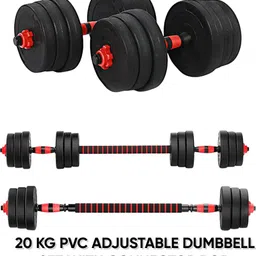 bullar 20 kg pvc 20 red dm conn Home Gym Combo-picture-22