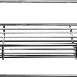 impulse by plantex Stainless Steel Multipurpose Bathroom Shelf/Rack with Towel Rod Stainless Steel Wall Shelf image 4