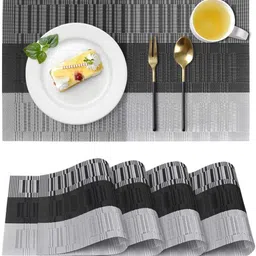 nexiva Rectangular Pack of 4 Table Placemat-picture-21