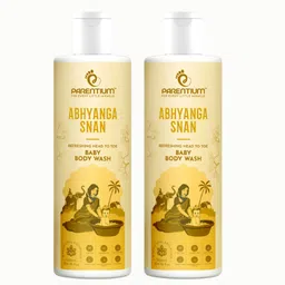 parentium Abhyanga Snan Baby Body Wash – Refreshing Head-to-Toe Watermelon Infused Formula-picture-42