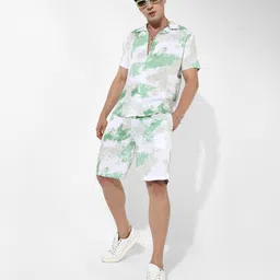 campus sutra Men Night Suit Set Multicolor Printed image 4