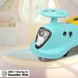 crew4 Ride-on with Astronaut Space Vehicle Car Toy with Light, Music, 360° Rotation Astronaut magic car for baby Tricycle image 2