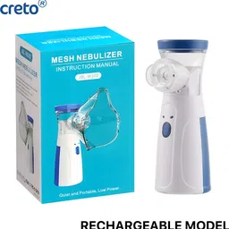 CRETO JSLW-302 Mesh Nebulizer Rechargeable for Kids & Adults (Inbuilt Battery) Nebulizer-picture-36