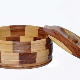 naturecrafts Wooden Casserole Serve Casserole image 2
