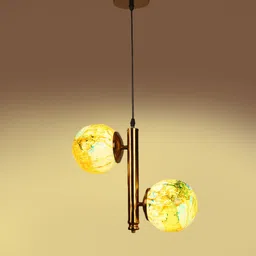 eliante by jainsons lights Harmony Gold Iron Hanging Light image 4