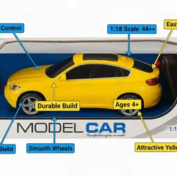 prikuna Multicolor Remote Control Car for Kids, 2-Way, Battery Operated image 3