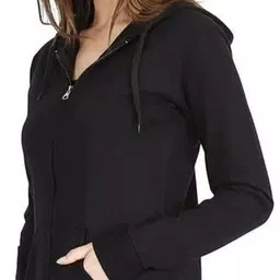 vhv Women Solid Fleece Jacket-picture-41