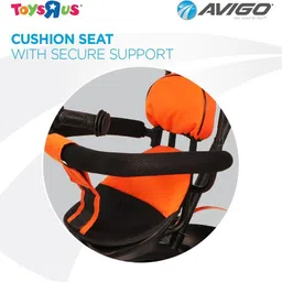toys r us Avigo Tricycle With Canopy for kids - Orange GT-1 with Canopy Tricycle image 3
