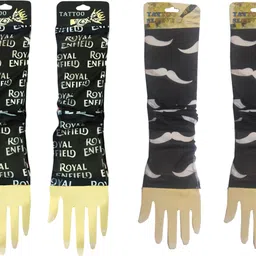 Atyourdoor REBlackBlackMoustache22 Nylon Arm Warmer-picture-46