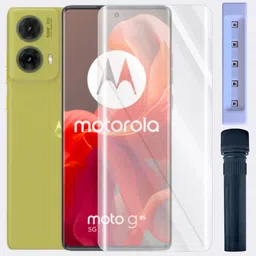 The Cozy Edge To Edge Tempered Glass for Motorola G85 UV Tempered Glass image 1