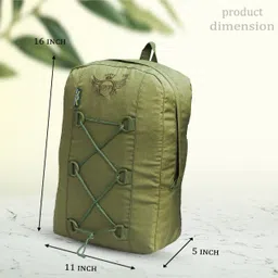 azad Large 35 L Backpack Army Backpack for casual with extra space image 3