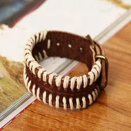 tinera trends stiches on both of the sides Men & Women Wrist Band image 2