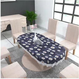 zitin PVC 6 Seater Floral, Printed Table Cover image 2