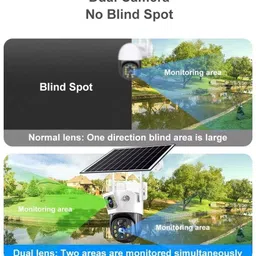 SROPX 8MP 4G PTZ HD Solar CCTV Camera with Color Night Vision & PIR Sensor Security Camera image 3