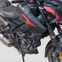 rs acessories hub NS-200 BEST Duty Crash Guard Frame with 4 Silder Compatible foR NS.200 PUL.SAR image 4