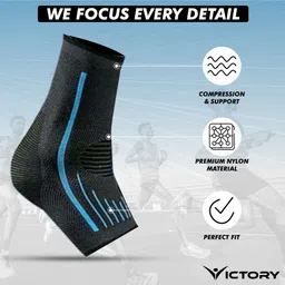 victory Ankle Support For Exercise, Gym, Running, Yoga, Pain Relief Men & Women Ankle Support image 3