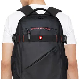 swiss military Medium 30 L Laptop Backpack GHOST X Multi Utility Backpack with Headphone Socket image 2