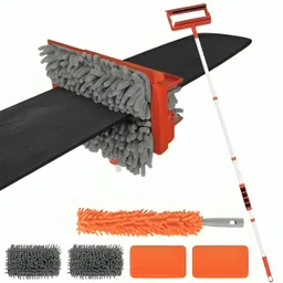 royal-pro Fan Cleaning Duster For Home clean fan Easily With No Need of Ladders Wet and Dry Duster Set-picture-12
