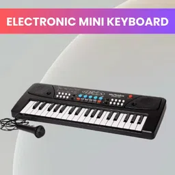 sacro (Piano Keyboard) with Mic/37 Keys 8Rhythms, 8Tones, Portable Electronic ToyD69 (Piano Keyboard) with Mic/37 Keys 8Rhythms, 8Tones, Portable Electronic ToyD69 Analog Portable Keyboard image 1