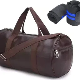 Sports Synthetic Leather Gym Bag with Shoulder Strap for Men and Women.-image-15