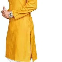 universazone Men Solid Cotton Blend Straight Kurta-picture-11