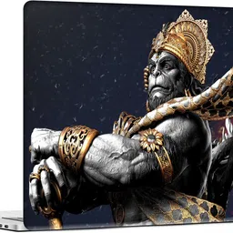 STICKER PRO Universal Laptop Skin Sticker with Extra Protective Layer - Angry Hanuman Premium PVC Self Adhesive Vinyl Laptop Skin Compatible for 14 inch-picture-14