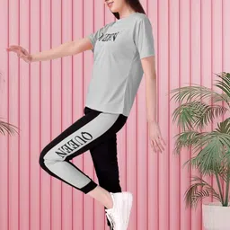 de trendz Printed Women Track Suit image 3