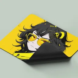 ARTOLIC Cute Girl Gaming Anime Print D2 Mouse Pad for Office & Gaming Non-Slip Non Slip Base Mousepad image 4