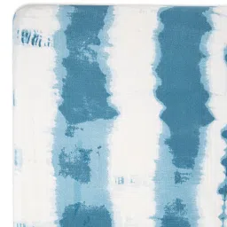 crane baby Blue Kids Abstract Cotton Satin Crib Bedsheet image 4