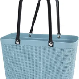 gft Plastic Hand Shopping Bag Picnic Storage Bag Organizers Carrying Outdoor Plastic Fruit & Vegetable Basket-picture-20