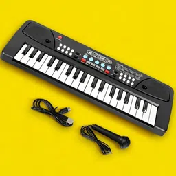 snm97 37-Key Musical Piano Keyboard with Microphone 430A1 Song Record Feaure_P52 image 1