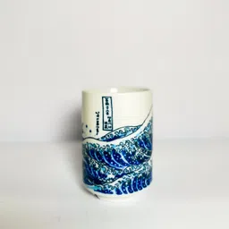 ichiyama Porcelain NAMI FUJI Teacup (Yunomi) | 1 Porcelain Japanese Teacup (250 ml) |-picture-26