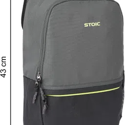 stoic Medium 21 L Backpack Daypack, College bags, Office bags, For Men and Women image 5