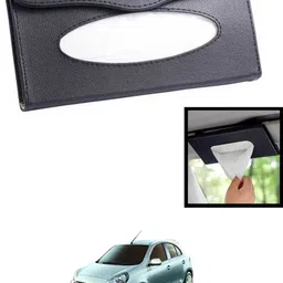 maties Universal Lightweight/Waterproof Leatherite Rectangle Black Tissue For Car-208 Vehicle Tissue Dispenser-picture-21