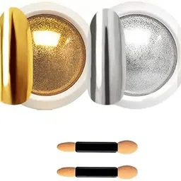 huda. bb Metallic Chrome Powder, Nail Art Mirror Effect Dust Gold Silver Nail Powde-picture-23