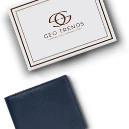 geo trends Men Casual Blue Genuine Leather RFID Wallet-picture-23