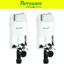 parryware Half Frame Concealed Cistern with Flush plate set of 2 pic 325 Dual Flush Tank-picture-14