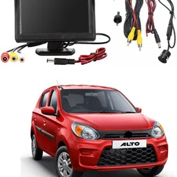 wheelcore 4.3inch Display + Reverse Camera for Maruti Alto 800 (2019 to Present) Type 3 Black LCD-picture-27