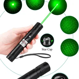CAREVISTA Standard Green Laser Light Pointer With Different Modes, Rechargeable image 4
